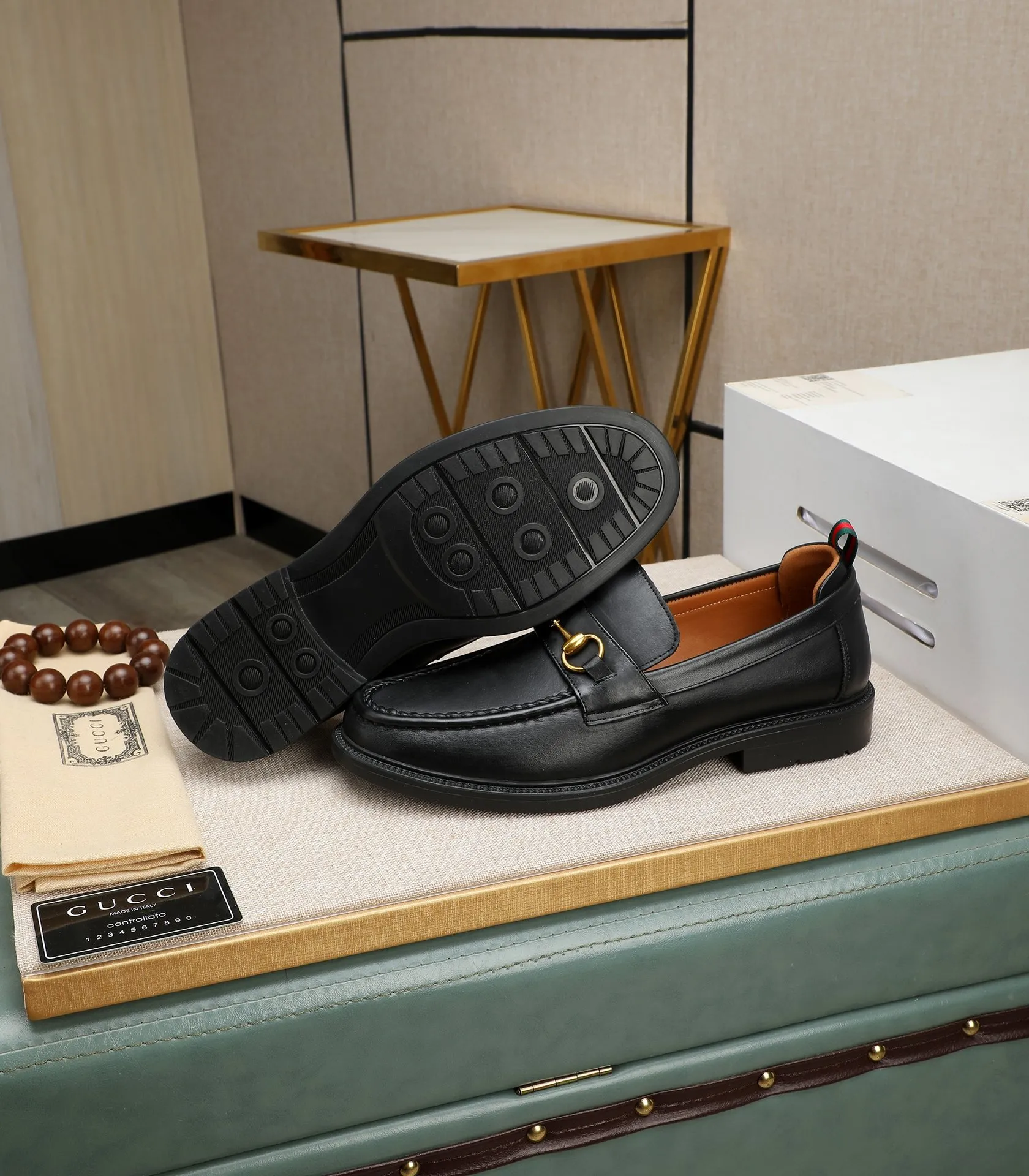 Men's men's shoes💰500📛📛Original (water-dyed cow lining) Gucci GUCCI official website formal shoes🌀 Italian🇮🇹imported cowhide➕top imported water-dyed cowhide lining💋Finely handmade original bottom, the real thing looks better when photographed in person Standard size 38-44